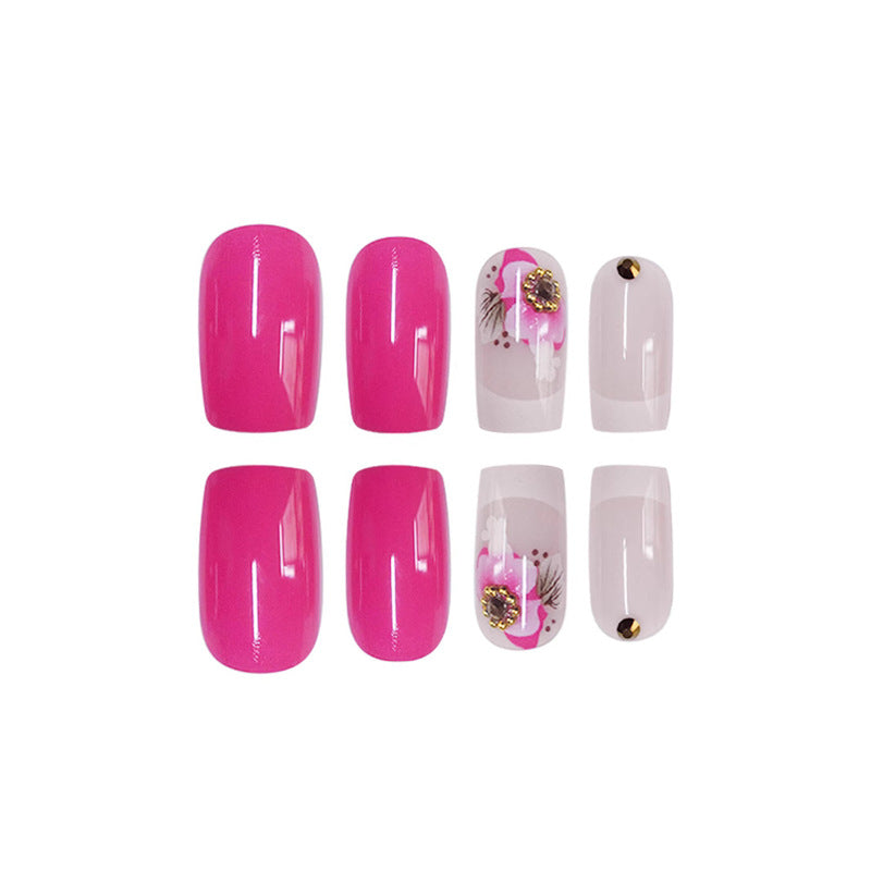 Blumen Kunst Press-On Nagel Set Karnz 1788434384