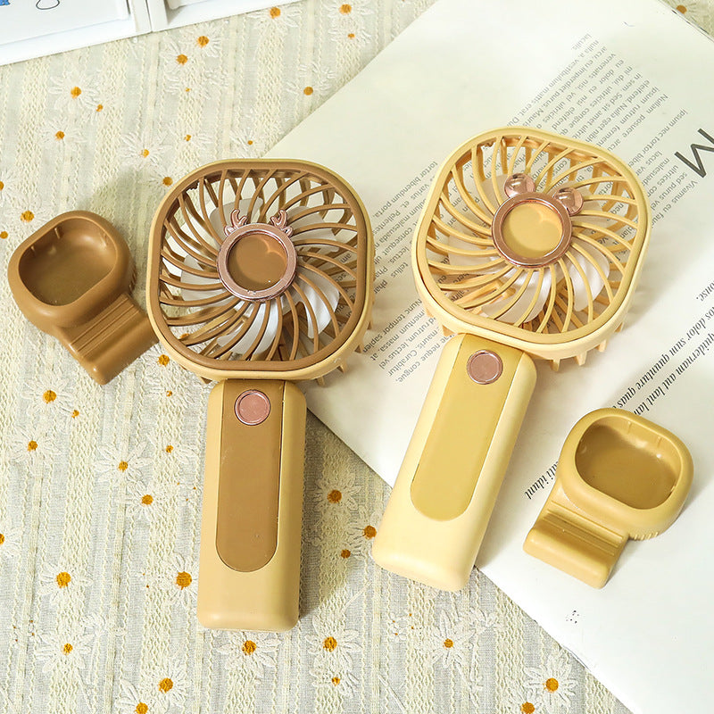 Damen Tragbarer Mini-Ventilator mit anpassbarem Neigungswinkel Karnz