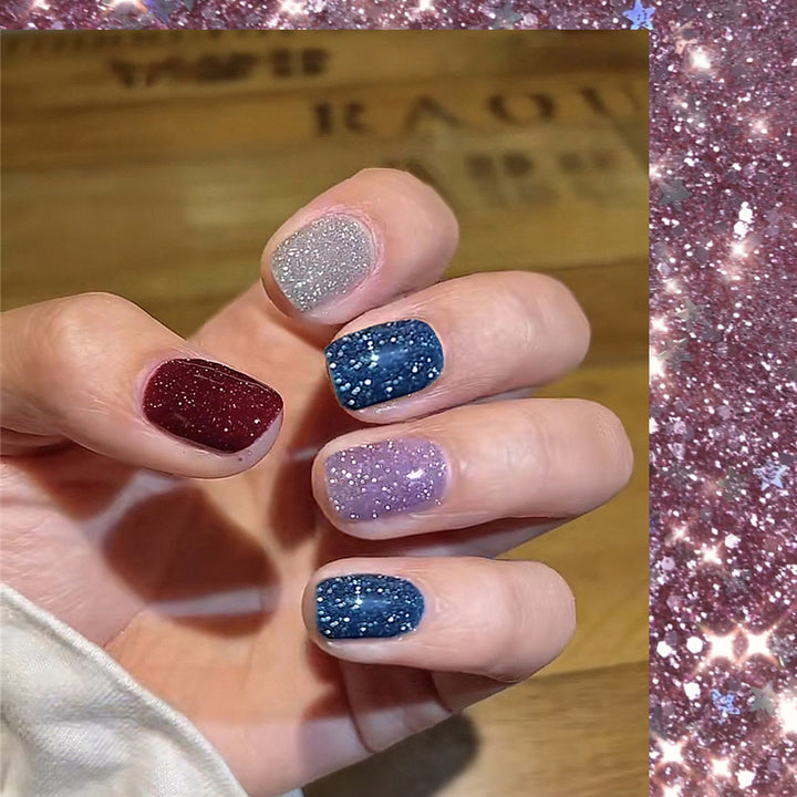 Glitzernde Press-On Nagel Kollektion Karnz