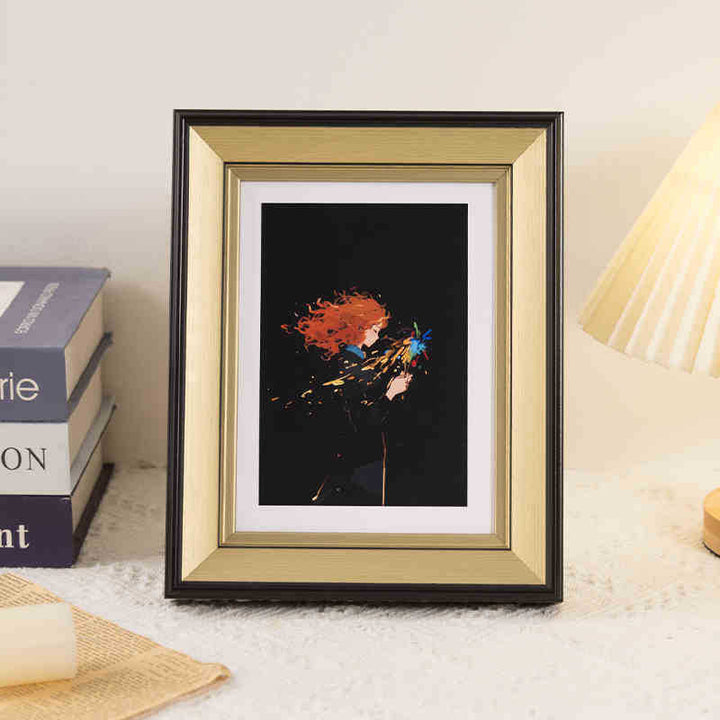 Eleganter gerahmter Kunstdruck