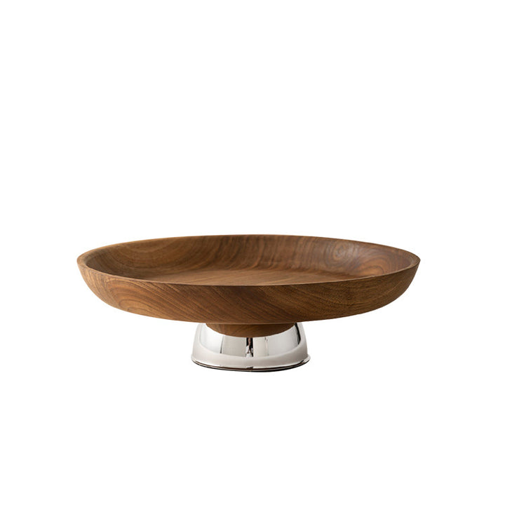 Elegante Holzservierschüssel