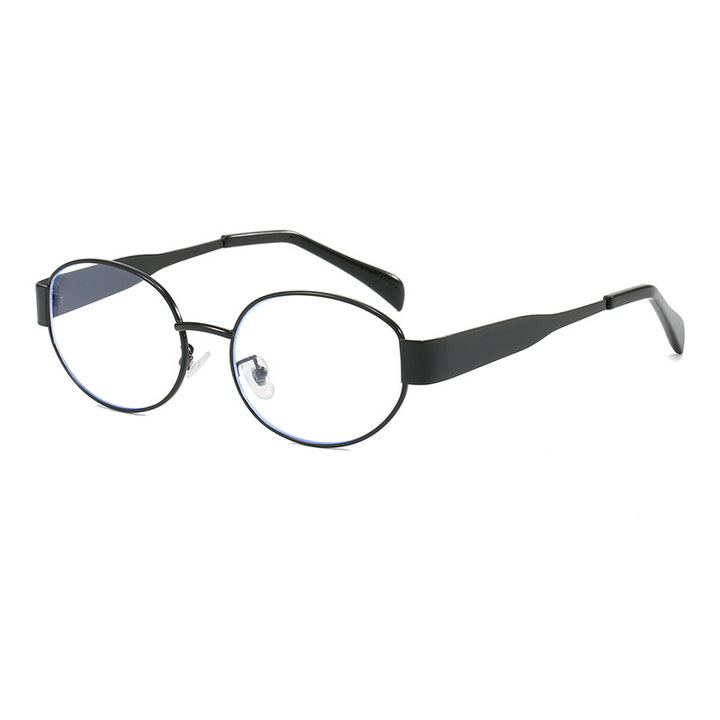 Ovalförmige Sonnenbrille mit Elegantem Metallrahmen Karnz