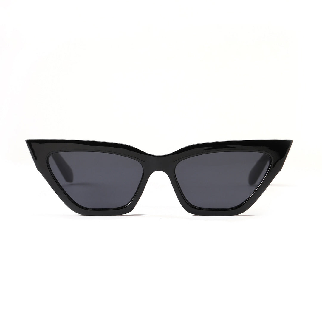 Damen Cat-Eye Sonnenbrille mit luxuriösem Kettenrahmen Karnz