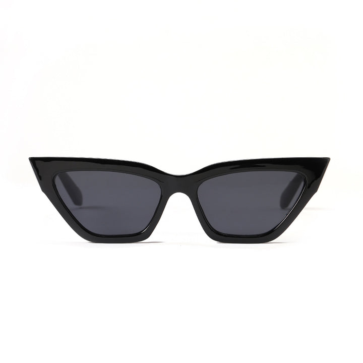 Damen Cat-Eye Sonnenbrille mit luxuriösem Kettenrahmen Karnz