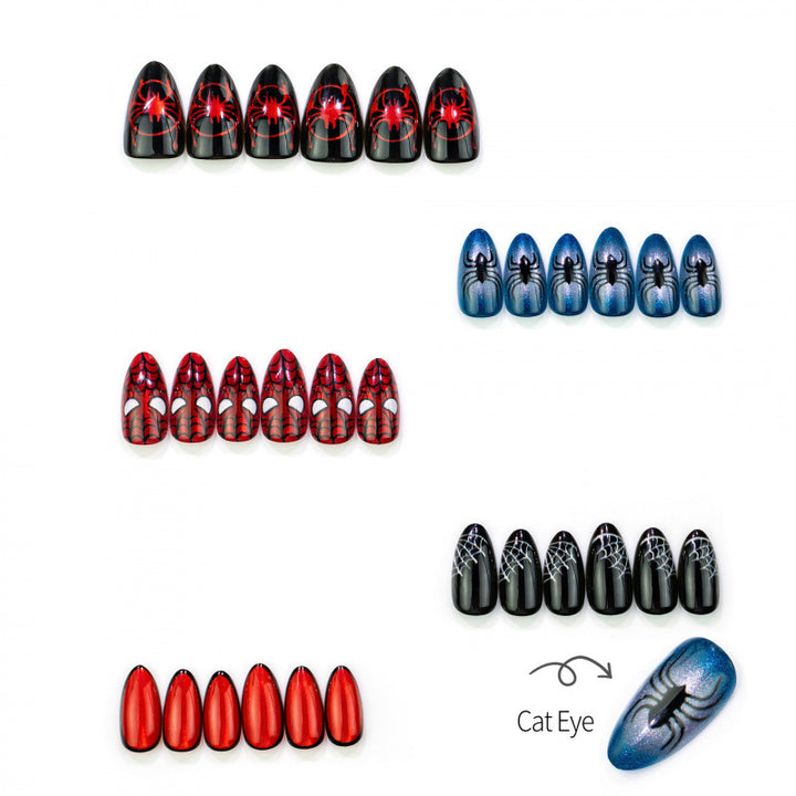 Spider-Themen Druck-Nagelkollektion