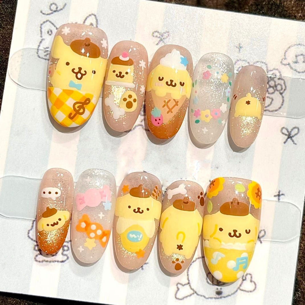 Glamouröse Gel-Nagelkunstverlängerungen Karnz