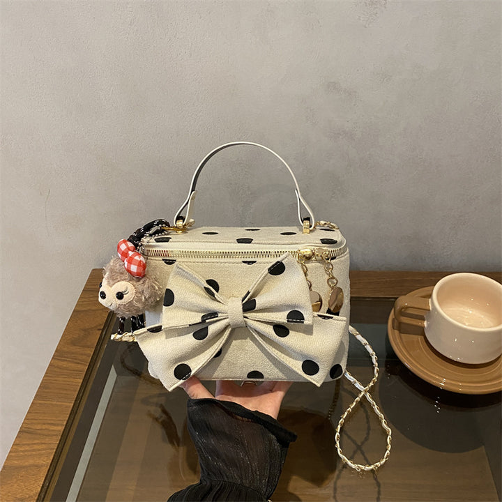 Verspielt Schleifenakzent Mini-Handtasche