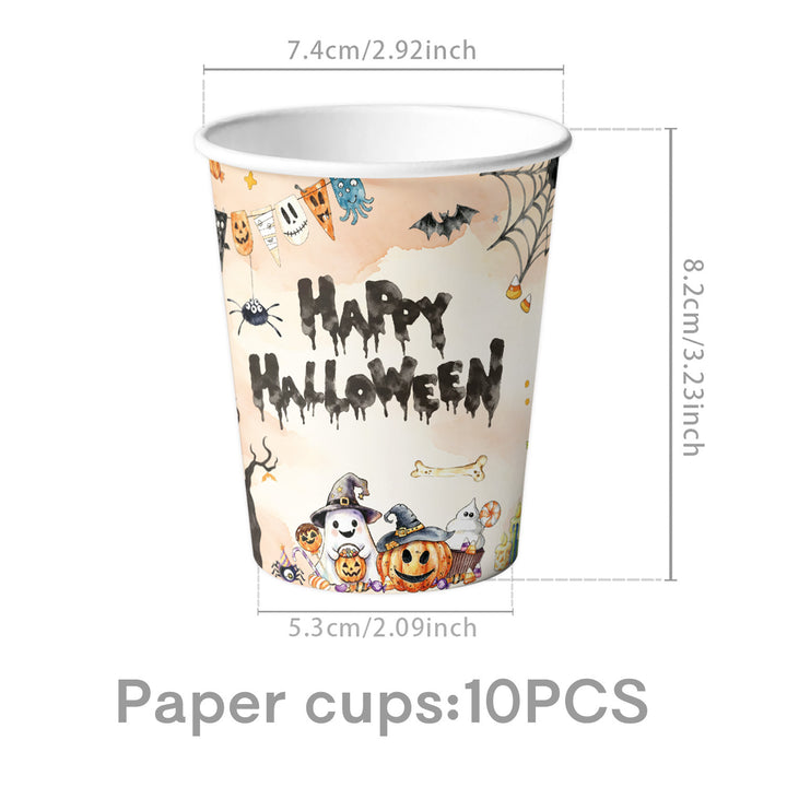 Papierservietten-Set mit Halloween-Motiven und detailreichem Druck für Partydekoration