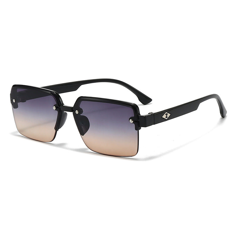 Damen modische quadratische Sonnenbrille mit polarisierendem Gläsern Karnz