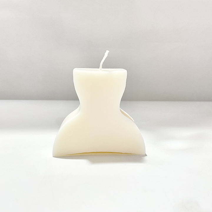 Minimalistische Bogen-Top Skulpturale Säul kerze