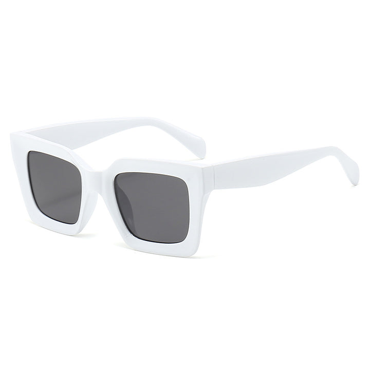 Damen Modische quadratische Sonnenbrille mit trendigem Rahmen und schützendem UV-Filter Karnz