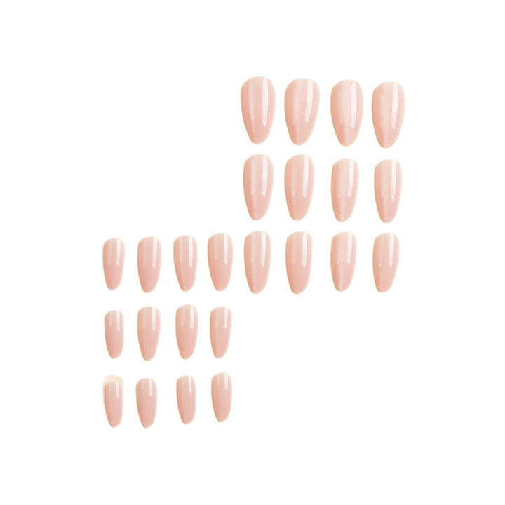 Glänzende Stiletto Press-On-Nagelverlängerungen Karnz