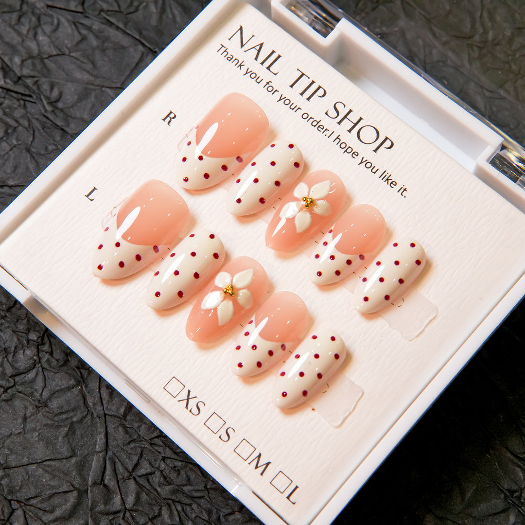 Floral Design Press-On Nagelkunst