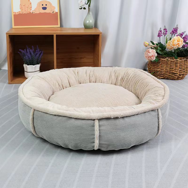 Rundes Plüsch Nest Hundebett