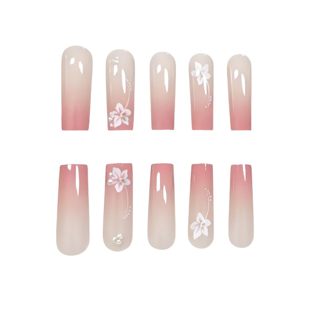 Florales Acryl-Nagelkunst-Set Karnz