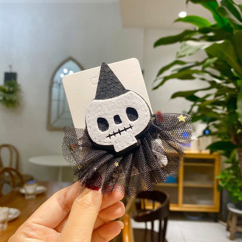 Kreative Halloween Haarspange mit Kürbis-Design Karnz