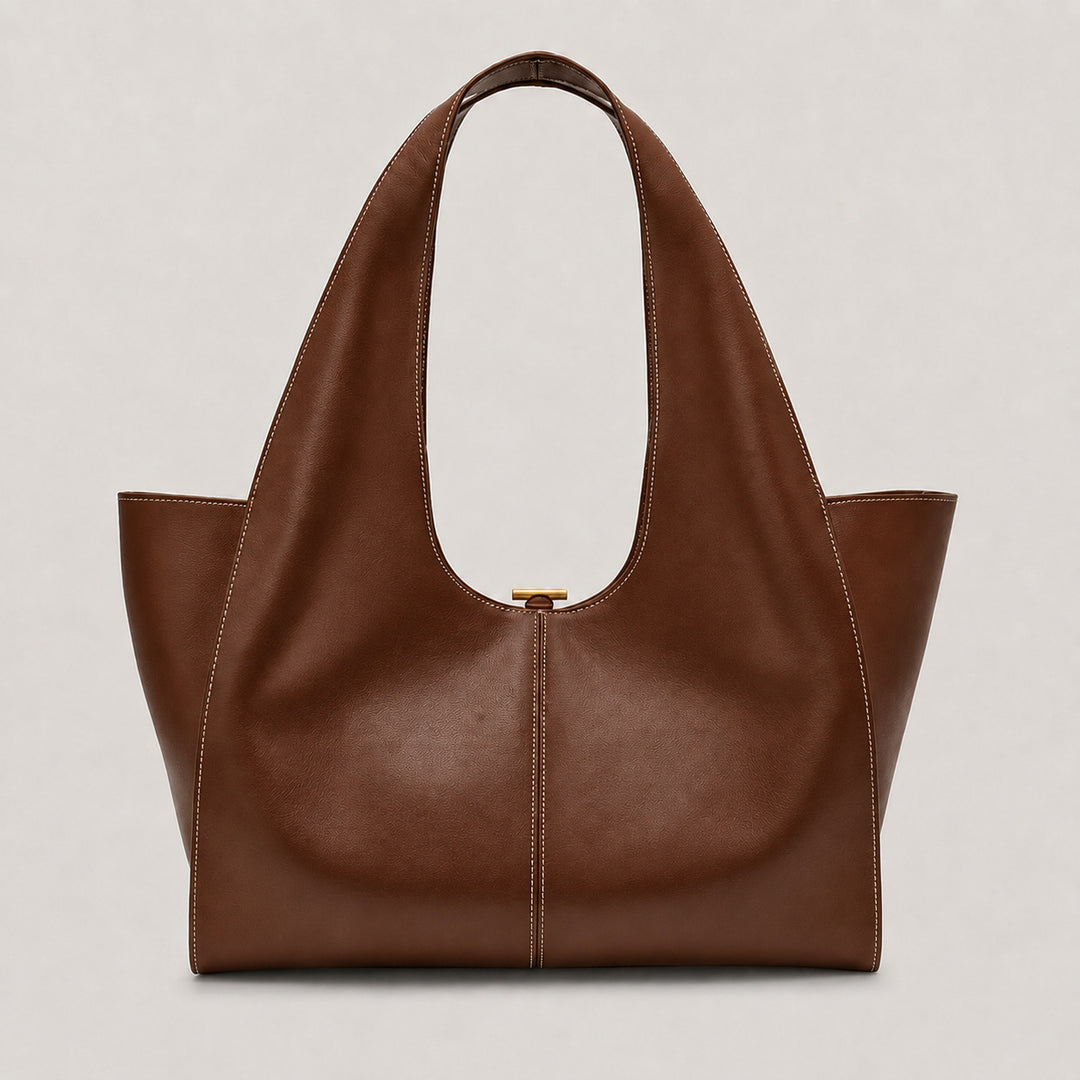 Schlanker strukturierter Tote-Handtasche