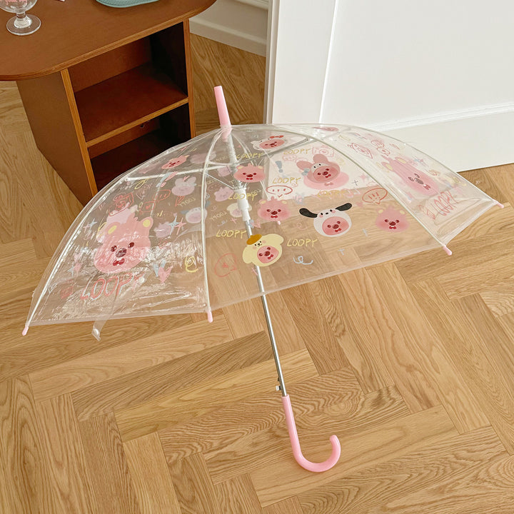 Damen Faltbarer Regenschirm mit niedlichen Tiermotiven Karnz