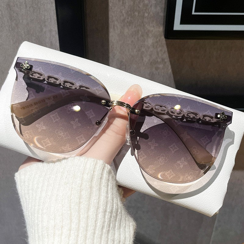 Damen Cat-Eye Sonnenbrille mit luxuriösem Design und hochwertigem UV-Schutz Karnz