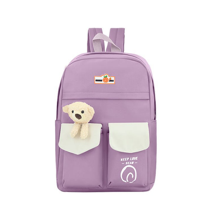 Süßer Plüschbär-Themen Schulrucksack Karnz