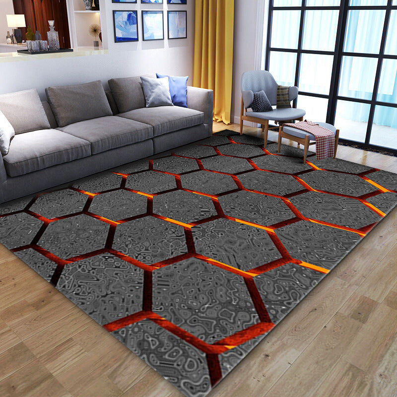 Geometrisches Design Teppich