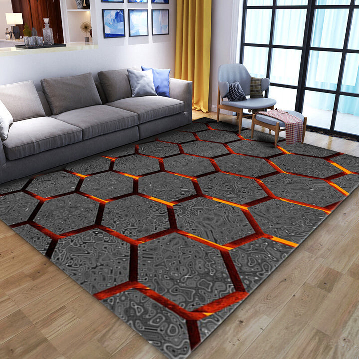 Geometrisches Design Teppich