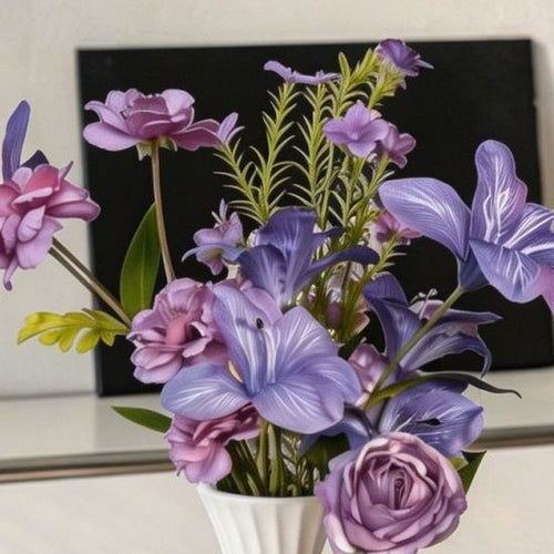Elegante Faux-Blumenstraußanordnung