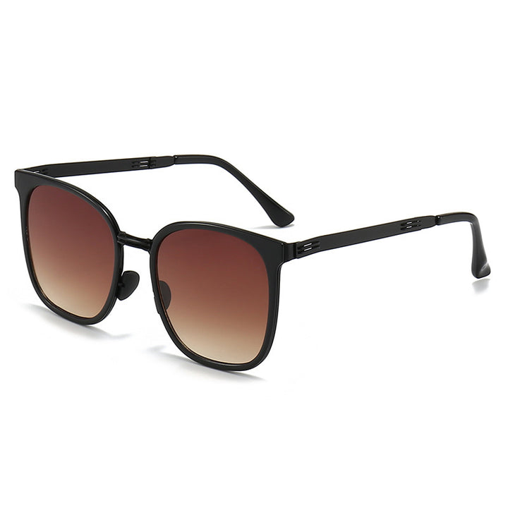 Übergroße Gradient-Quadrat-Sonnenbrille