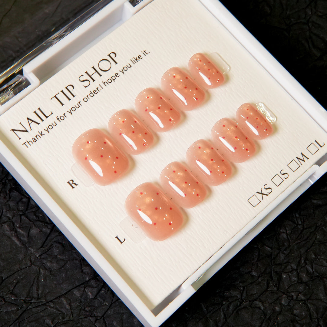 Funkelnde Press-On Nagelspitzen