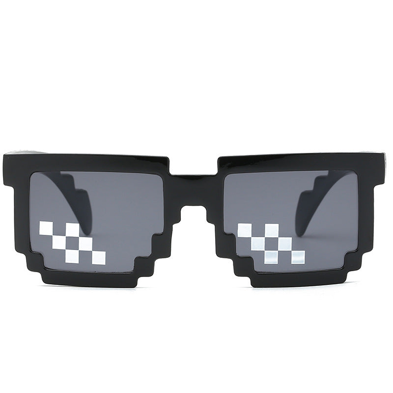 Damen auffällige Pixel-Optik Sonnenbrille Karnz