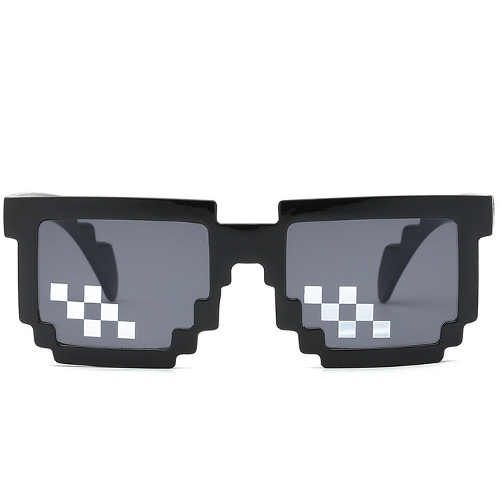 Damen auffällige Pixel-Optik Sonnenbrille Karnz