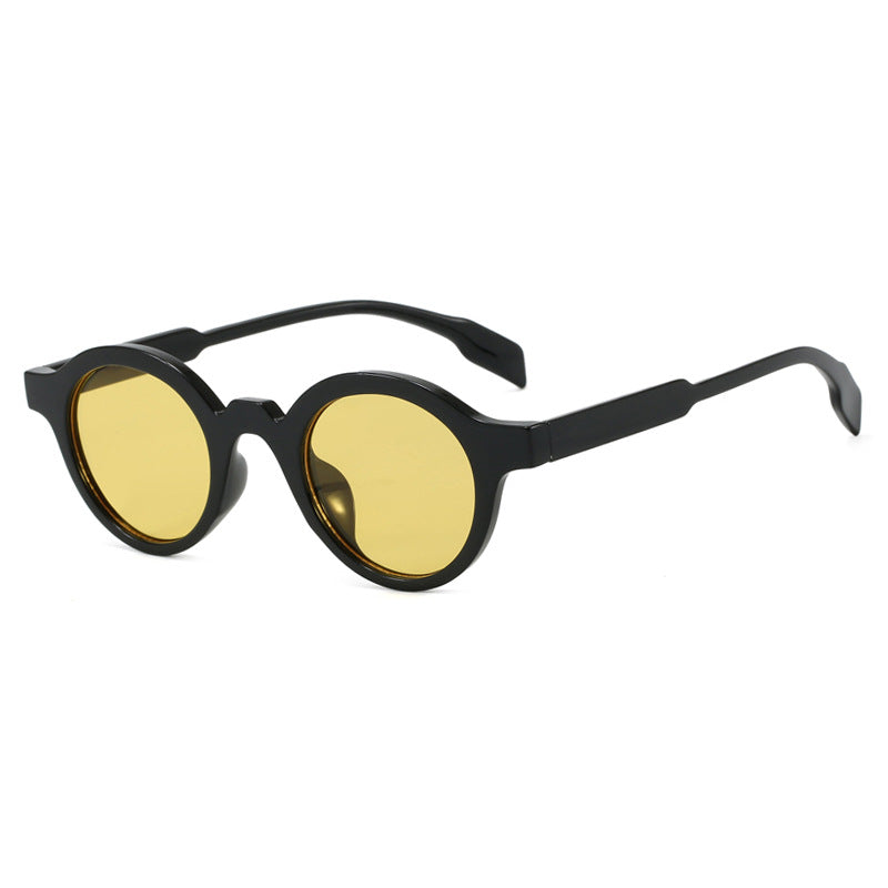 Damen modische runde Sonnenbrille mit hochwertigem, flexiblem Rahmen Karnz