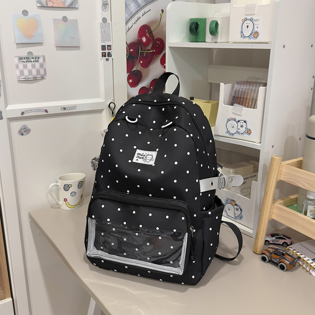 Polka-Dots-Design-Rucksack Karnz