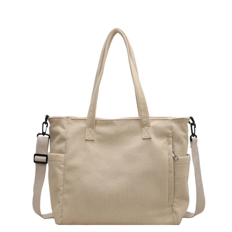 Texturiertes Multi-Taschen Reise Tote Karnz