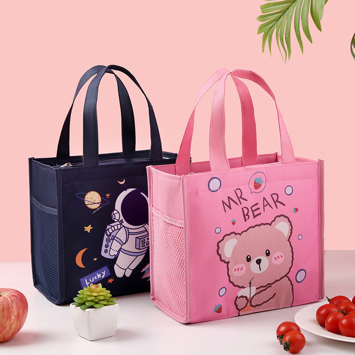 Kinder Isolierte Cartoon Lunch Tasche Karnz