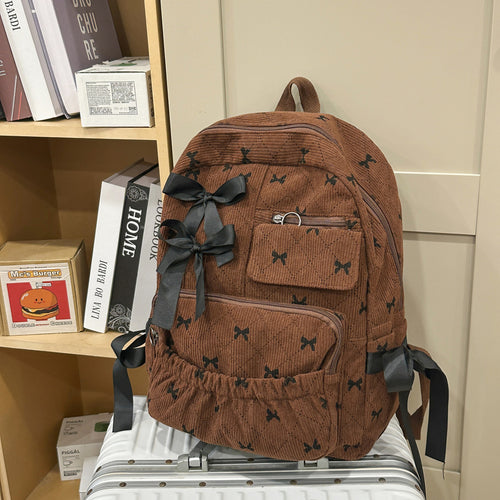 Trendy Bogen-Akzent Rucksack