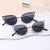 Damen Cat-Eye Sonnenbrille mit elegantem Metallrahmen und UV-Schutz Karnz