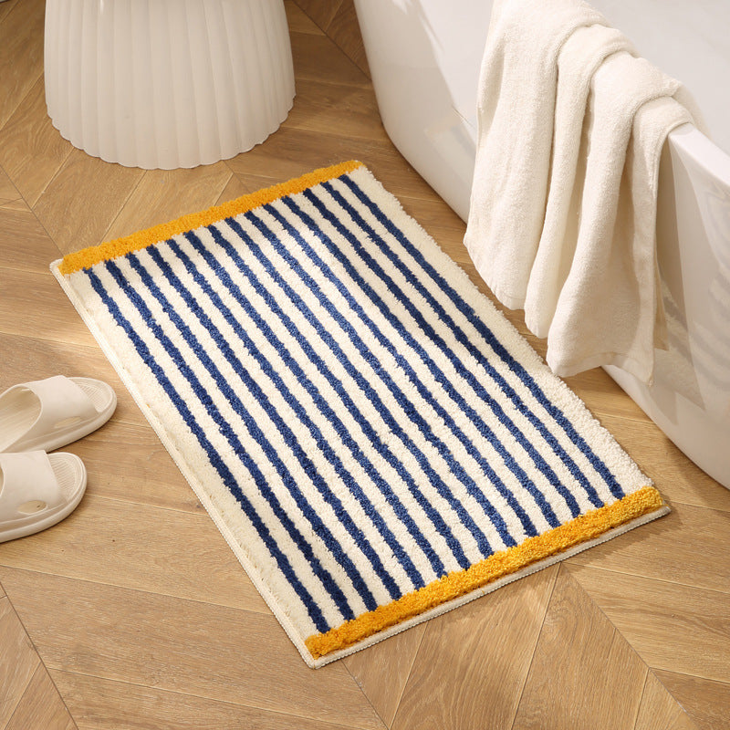 Stylischer weicher Plüsch-Badezimmerteppich
