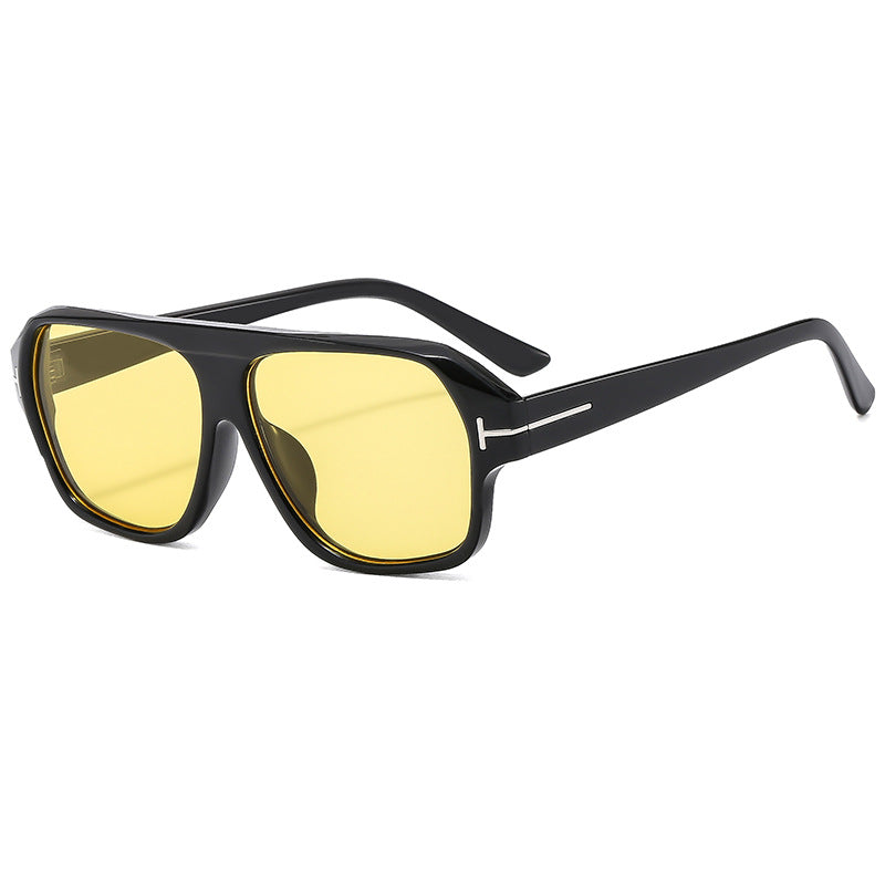 Damen oversized Sonnenbrille mit quadratischem Gestell und polarisierenden Gläsern Karnz