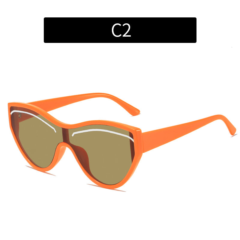 Futuristische geometrische Schild Sonnenbrille 1787664419