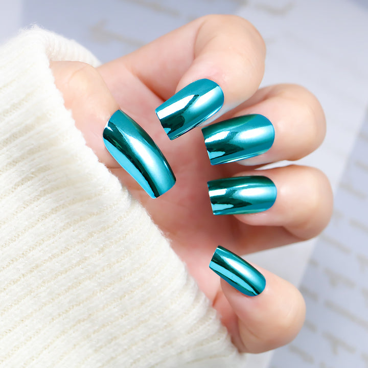 Premium Spiegel Finish Nagelkunst Tipps Karnz