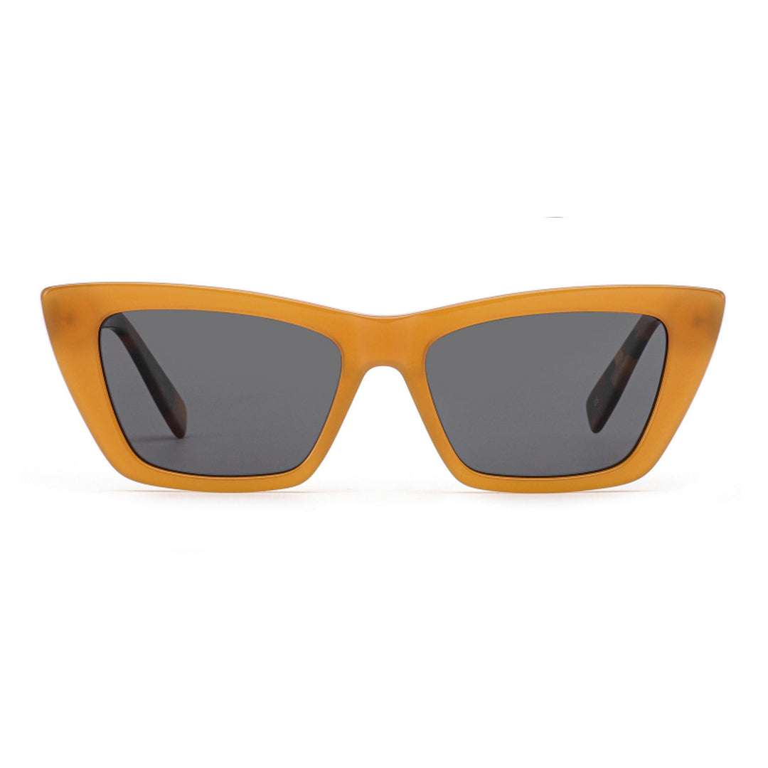 Damen Sonnenbrille im trendigen, geometrischen Design mit hochwertigem Kunststoffrahmen Karnz