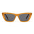 Damen Sonnenbrille im trendigen, geometrischen Design mit hochwertigem Kunststoffrahmen Karnz