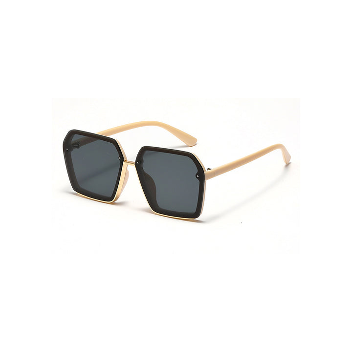 Damen kreative oversized Sonnenbrille mit einzigartiger Geometrie Karnz
