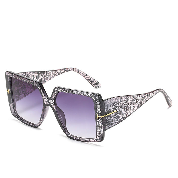 Einzigartige Oversized Geometrische Sonnenbrille Karnz