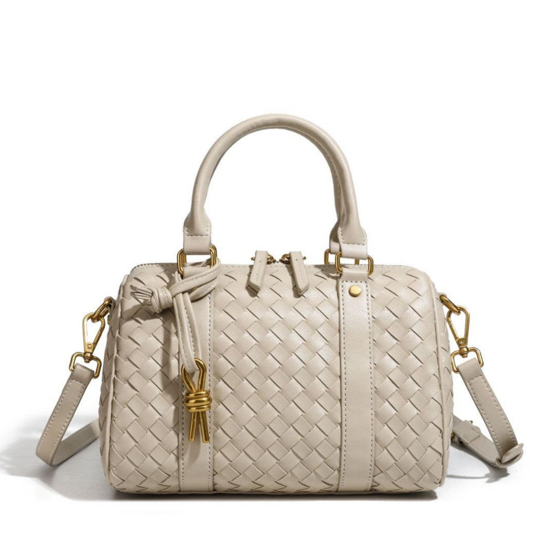 Gewebte Leder-Handtasche Karnz