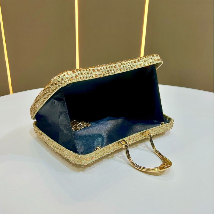 Rhinestone-besetzte formelle Clutch