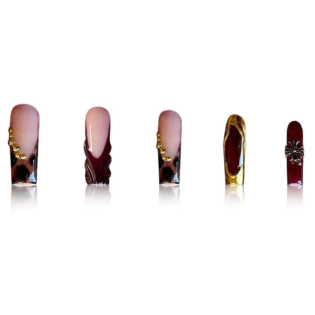 Glamorous Stiletto Press-On Nail Art Set Karnz