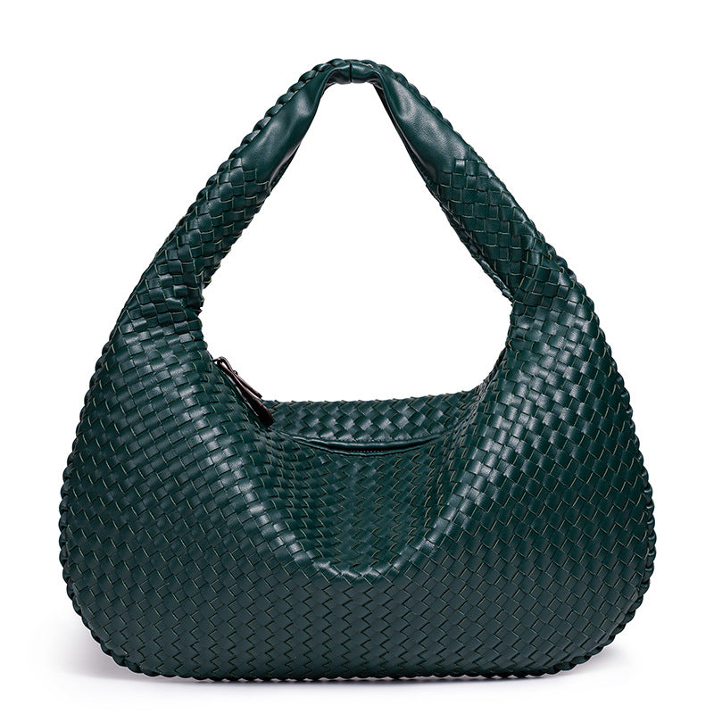 Woven Leather Schultertasche Karnz