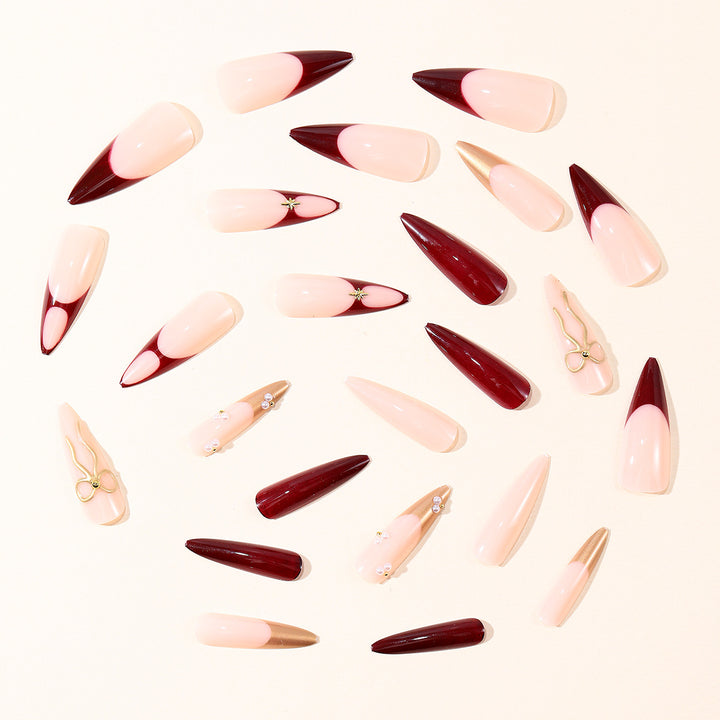 Elegante Stiletto-Nagelkunstverlängerungen Karnz 1789713103
